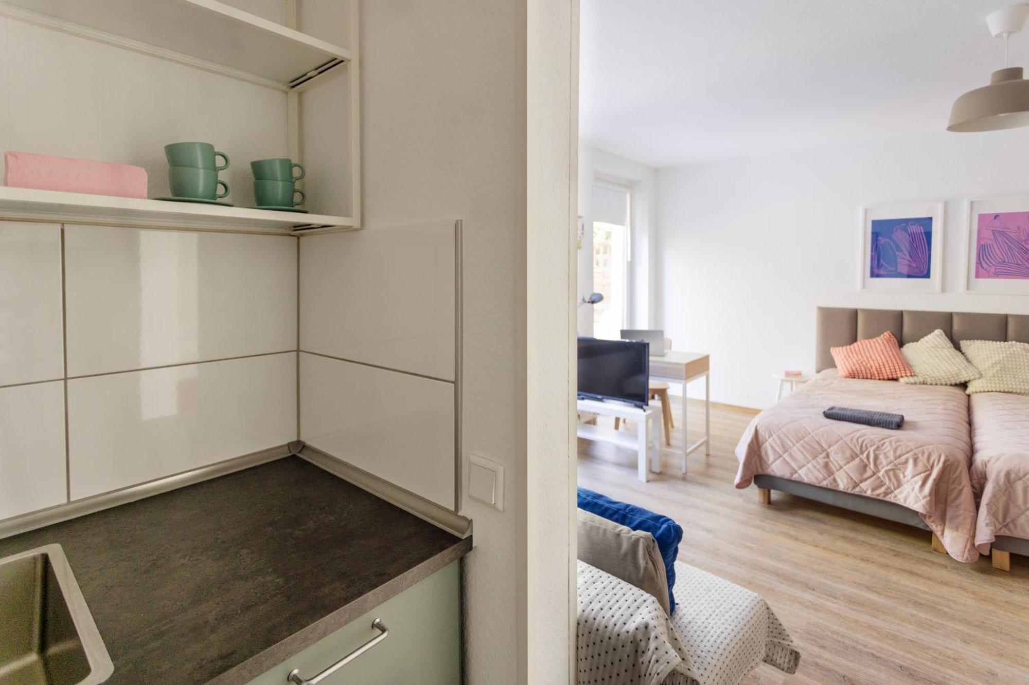 Central Apartment With Terrace And A Free Parking Duisburg Buitenkant foto